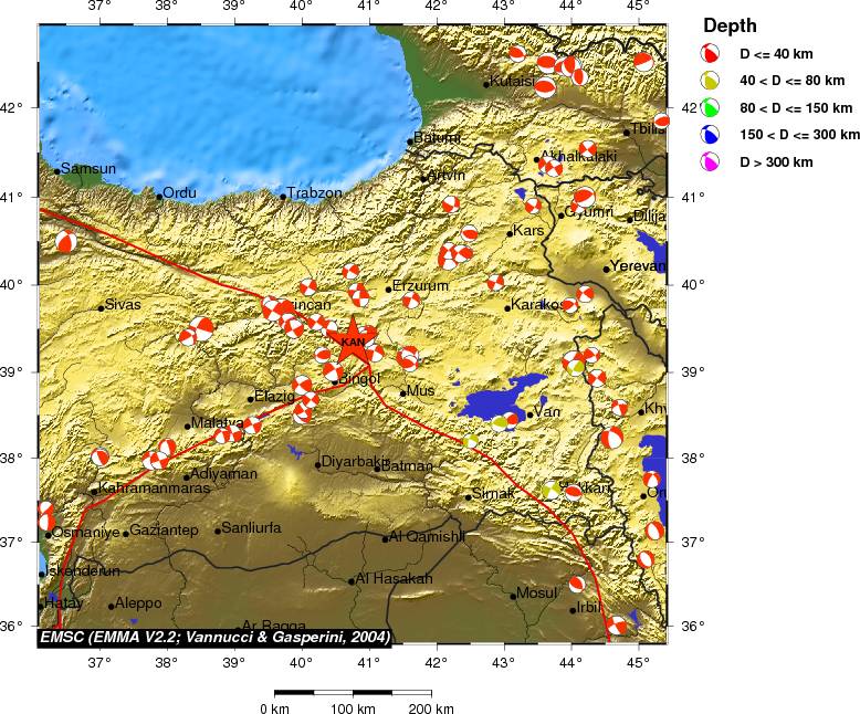 Regional moment Tensor