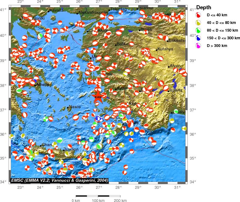 Regional moment Tensor