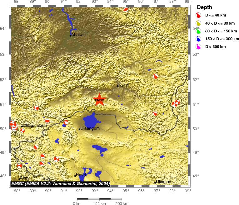 Regional moment Tensor