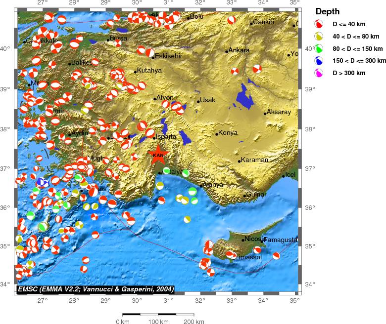 Regional moment Tensor