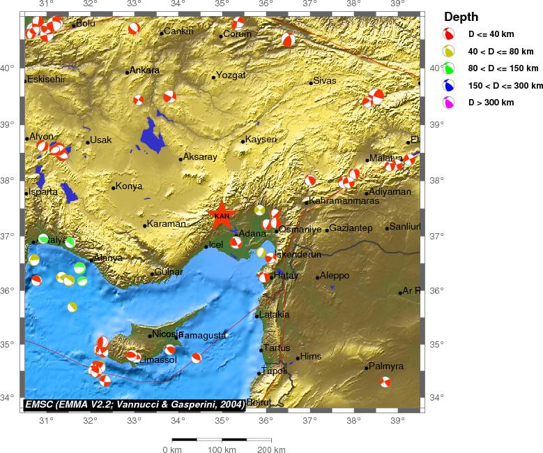 Regional moment Tensor
