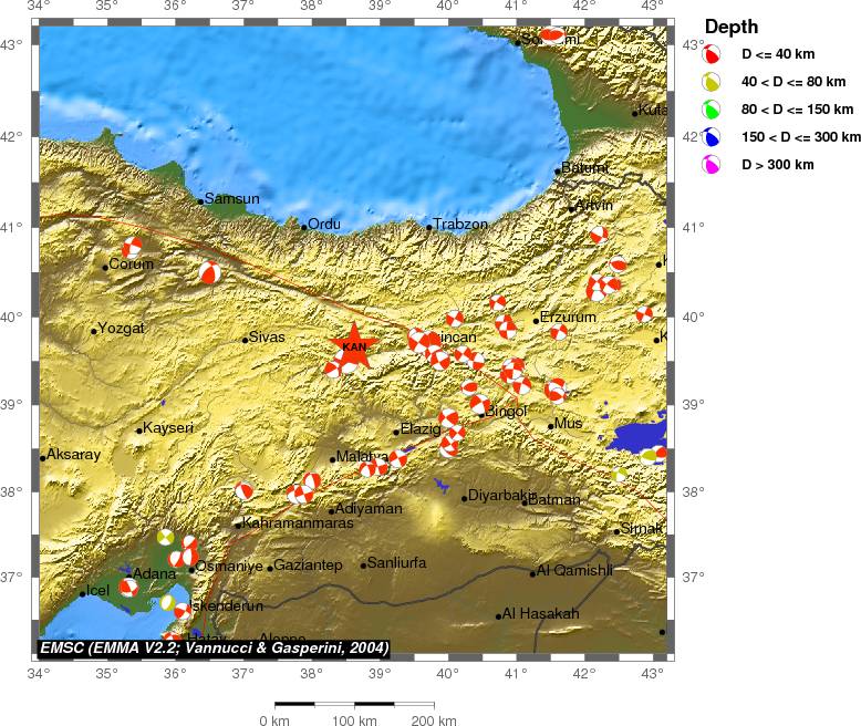 Regional moment Tensor
