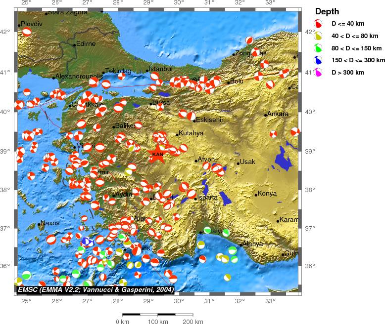 Regional moment Tensor