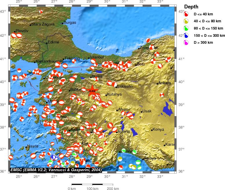 Regional moment Tensor