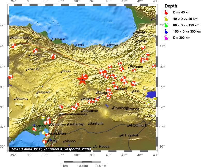 Regional moment Tensor