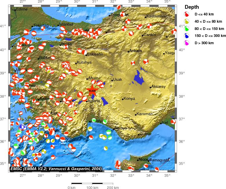 Regional moment Tensor
