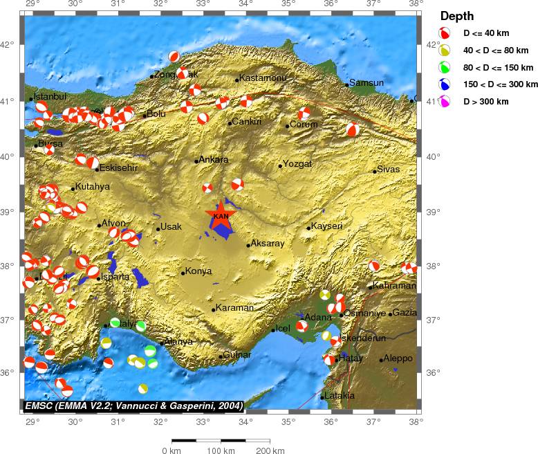 Regional moment Tensor