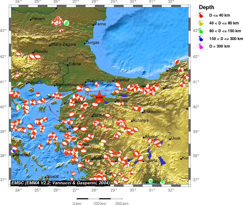 Regional moment Tensor