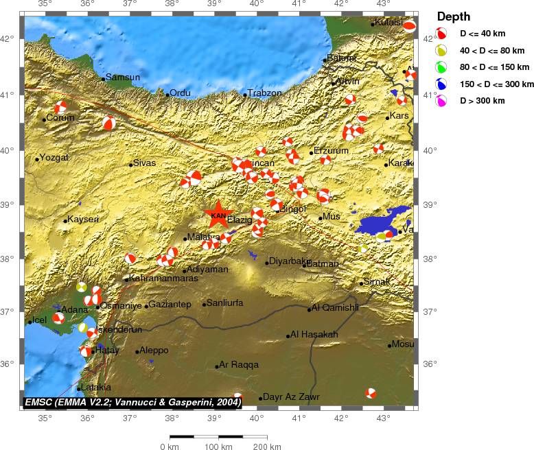 Regional moment Tensor