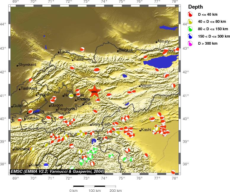 Regional moment Tensor