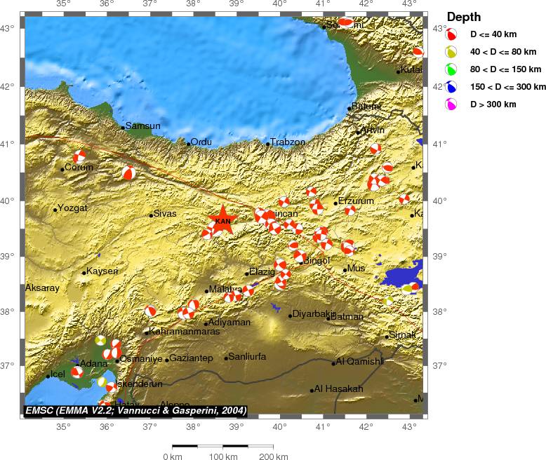 Regional moment Tensor