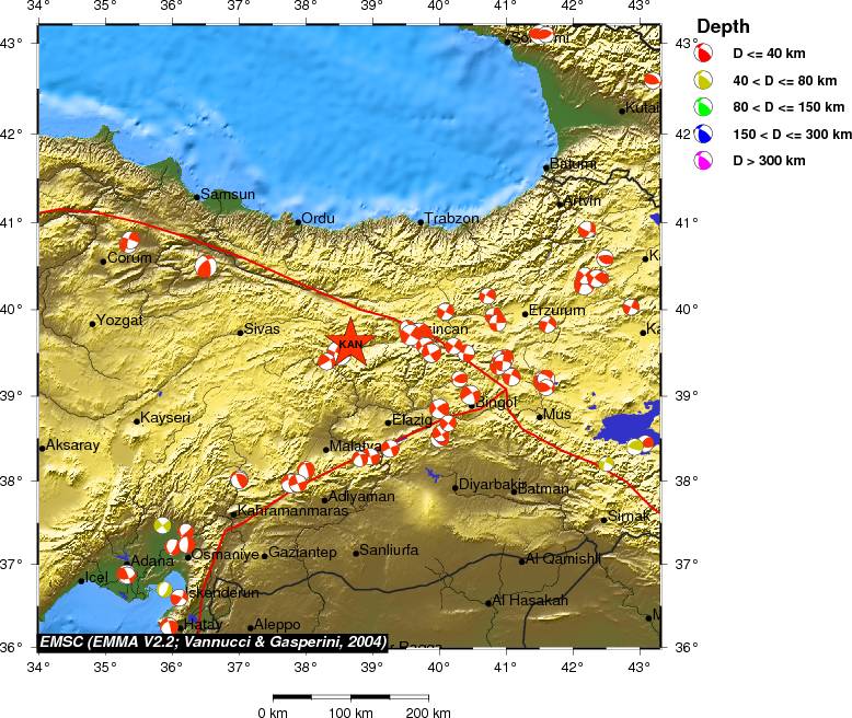 Regional moment Tensor
