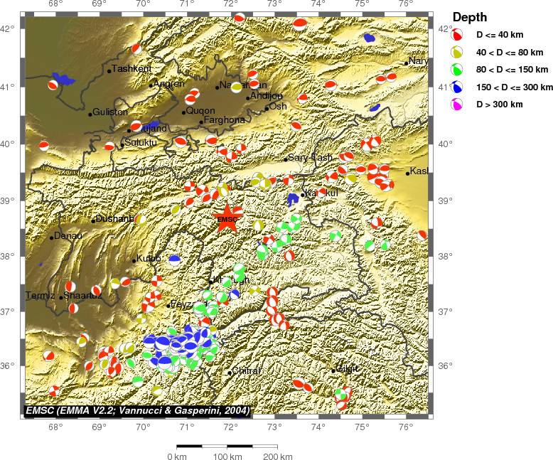 Regional moment Tensor