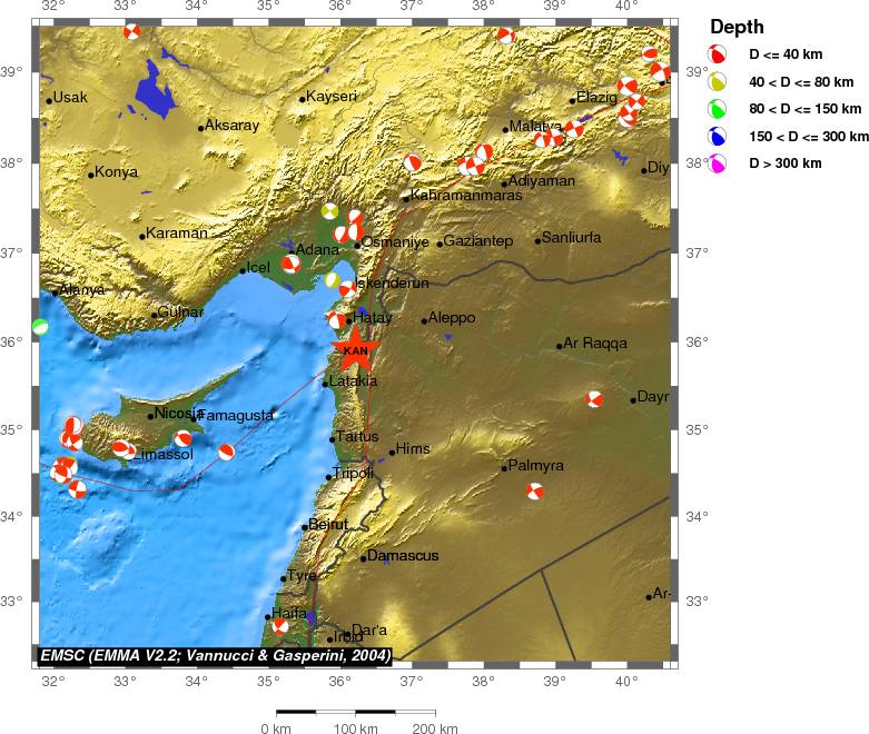 Regional moment Tensor