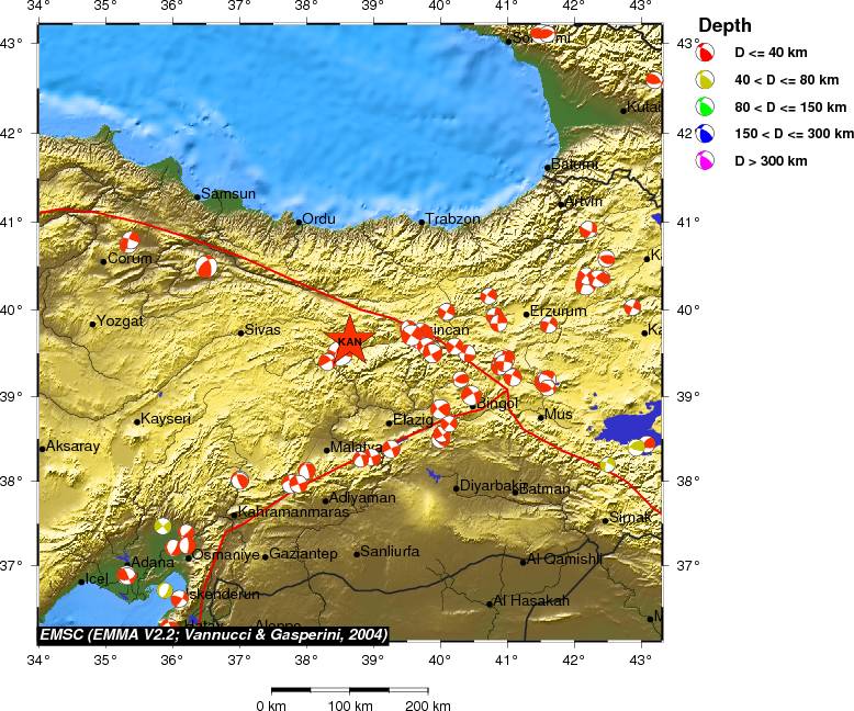 Regional moment Tensor