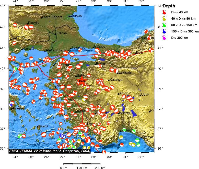 Regional moment Tensor