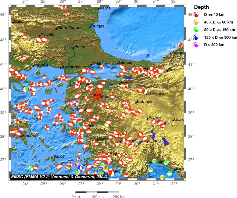 Regional moment Tensor