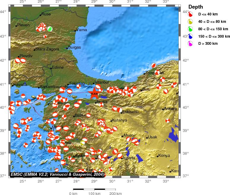 Regional moment Tensor