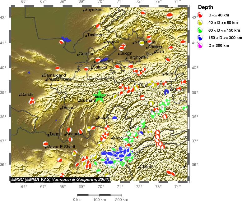 Regional moment Tensor