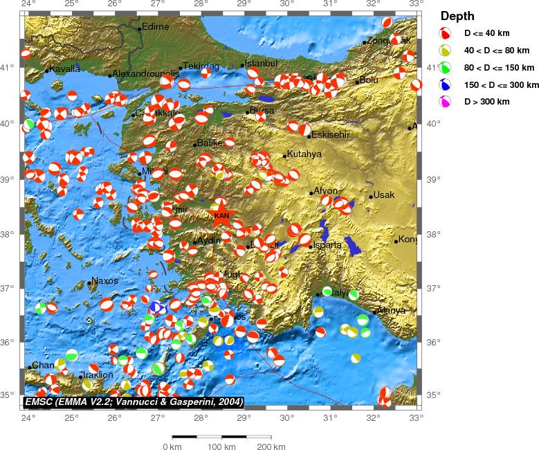 Regional moment Tensor