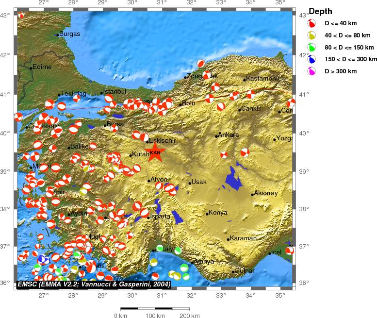 Regional moment Tensor