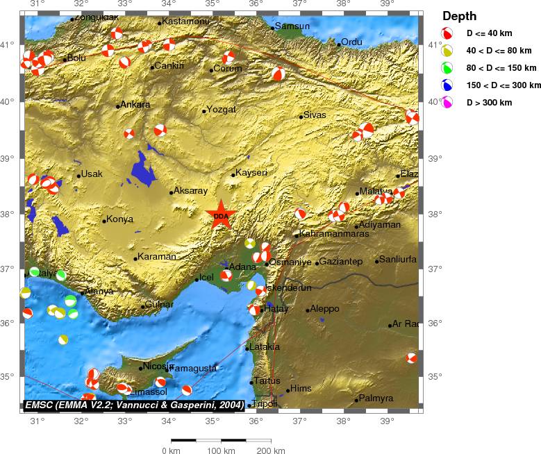 Regional moment Tensor