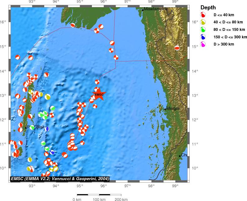Regional moment Tensor