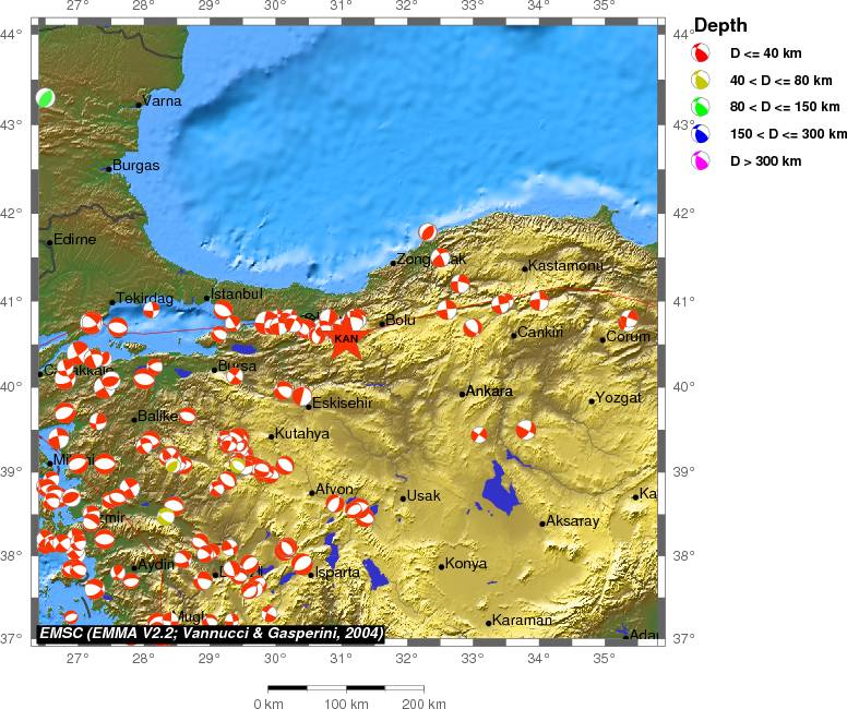 Regional moment Tensor