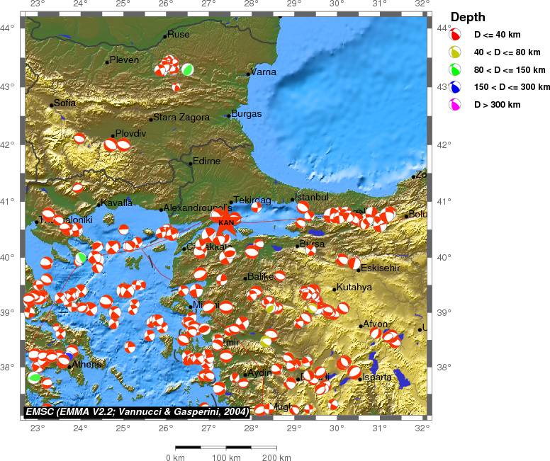 Regional moment Tensor