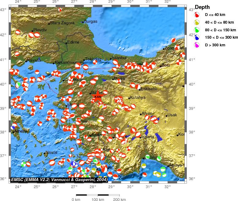 Regional moment Tensor