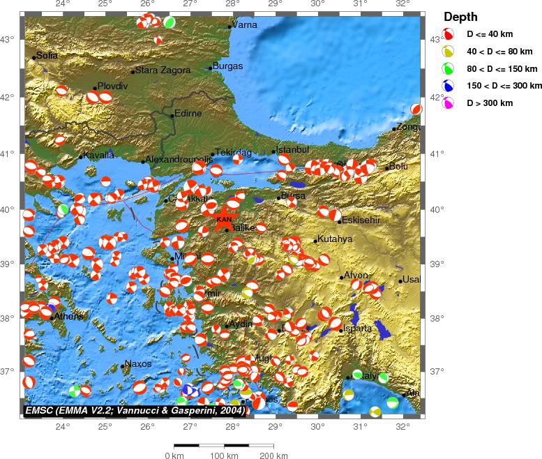 Regional moment Tensor