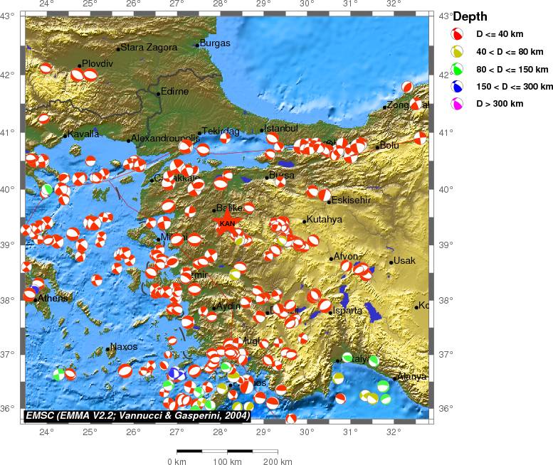 Regional moment Tensor