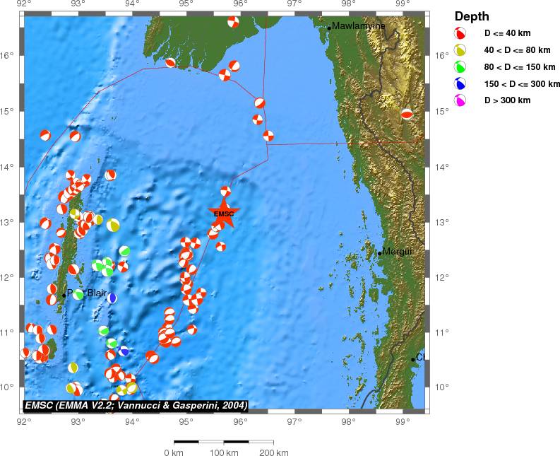 Regional moment Tensor