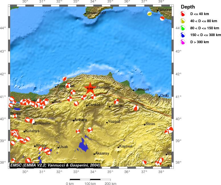 Regional moment Tensor