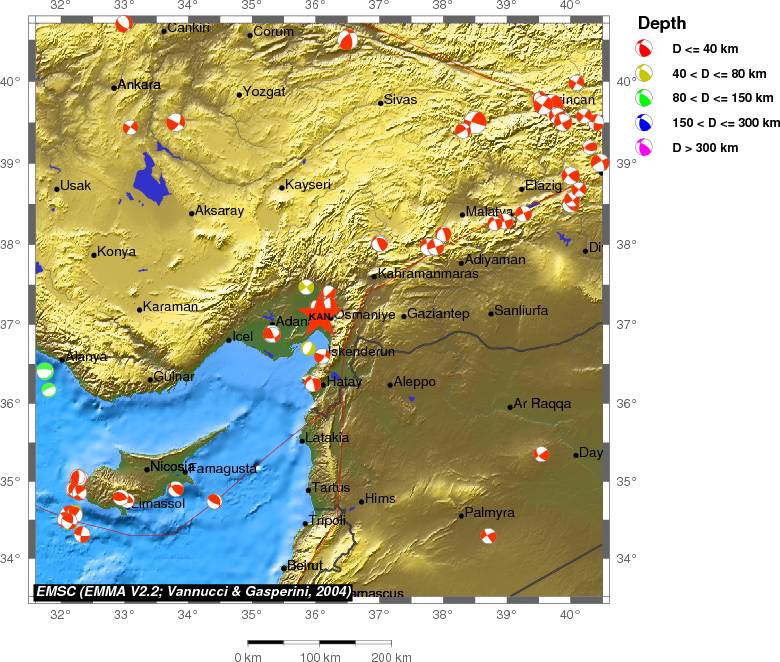 Regional moment Tensor