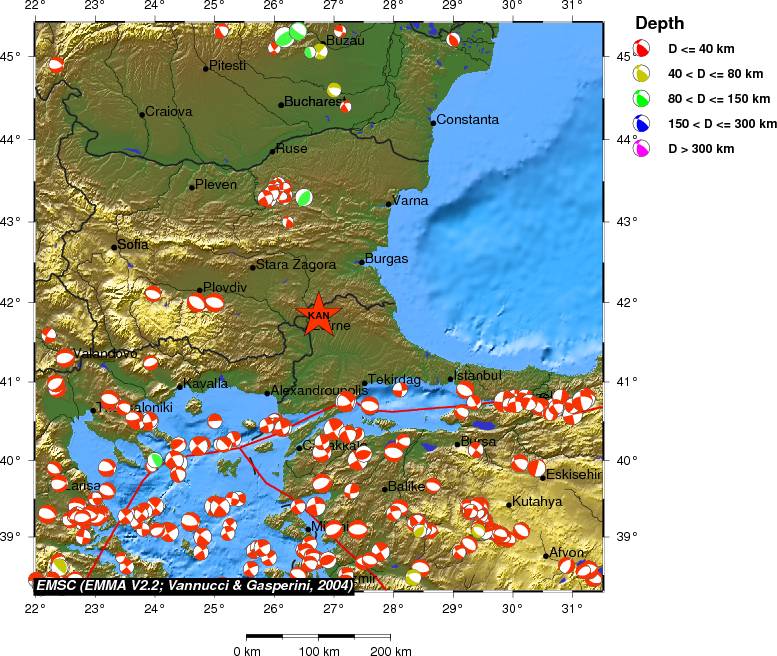 Regional moment Tensor