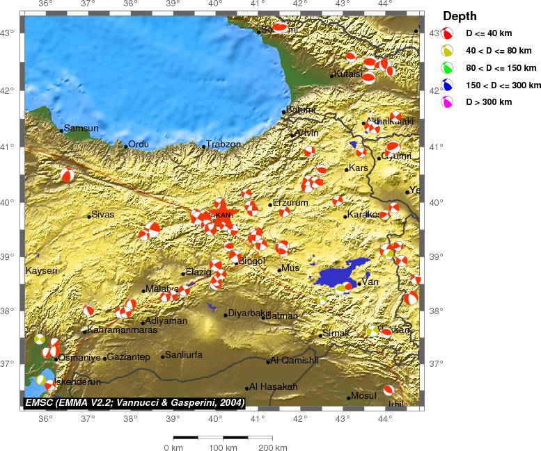 Regional moment Tensor