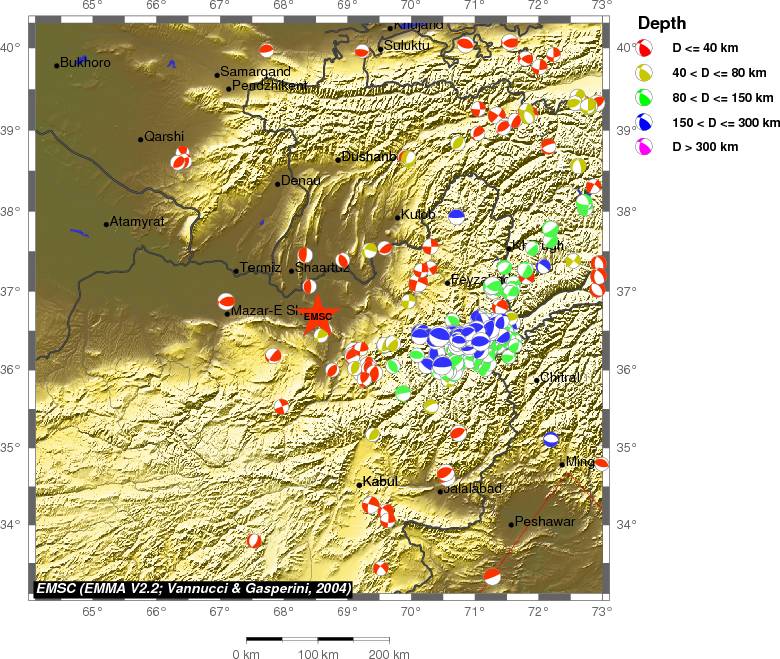 Regional moment Tensor