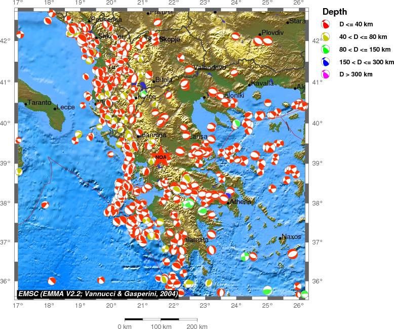 Regional moment Tensor