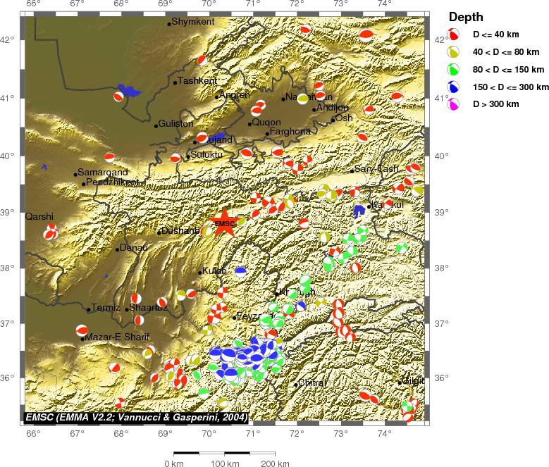 Regional moment Tensor