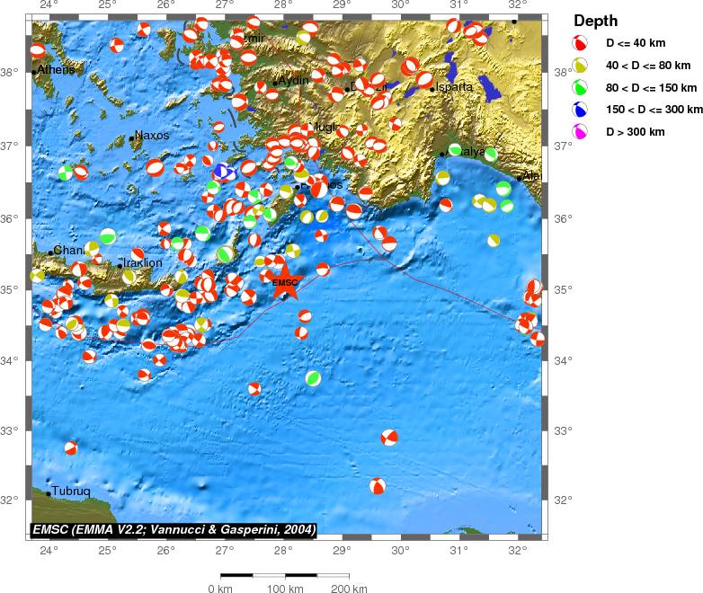 Regional moment Tensor