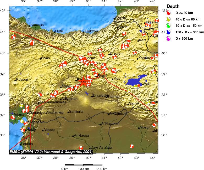 Regional moment Tensor