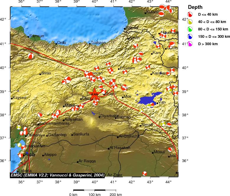 Regional moment Tensor