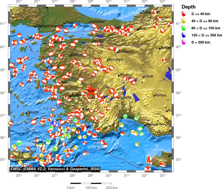 Regional moment Tensor