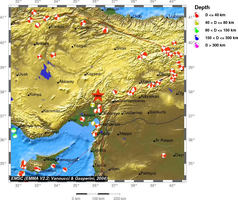 Regional moment Tensor