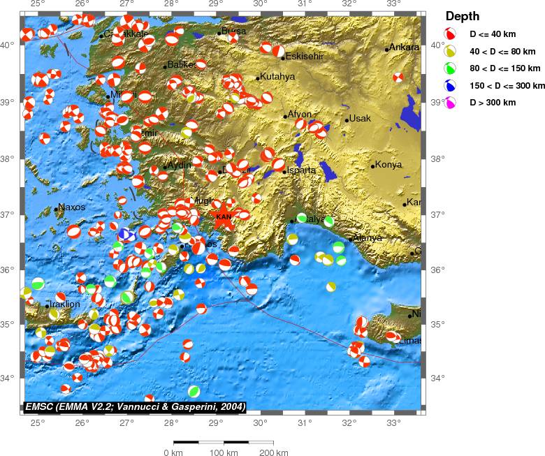 Regional moment Tensor