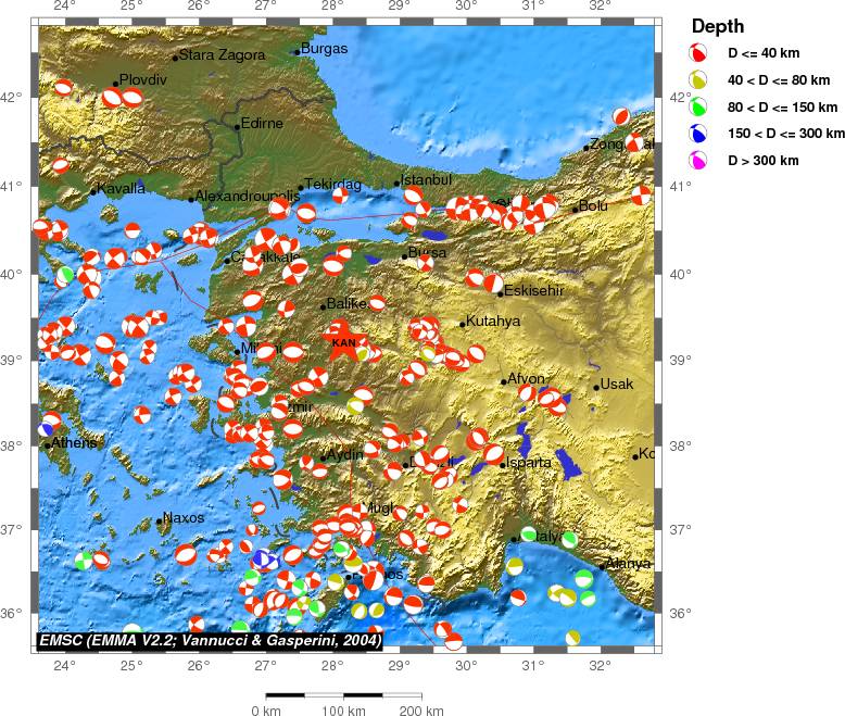 Regional moment Tensor