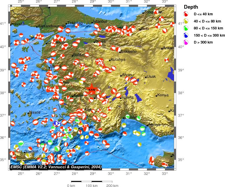 Regional moment Tensor