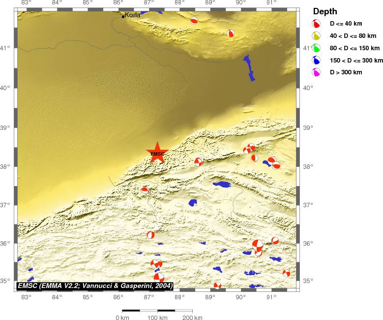 Regional moment Tensor
