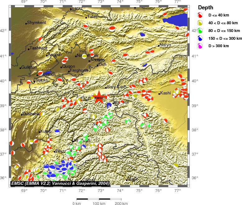 Regional moment Tensor